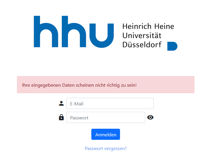 Wie melde ich mich in der Anwendung an, wenn ich ein/e Mitarbeiter/in bin?