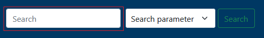 How can I search for things or my examination date in the application?